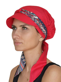 Turban po chemioterapii  Rokoko Sara z daszkiem 184/181