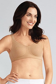 Biustonosz dla Amazonek bez fiszbin Amoena Mona SB_koniakowy