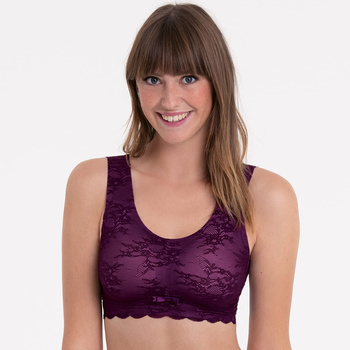 Biustonosz bezszwowy bez fiszbin Anita Essentials Lace 5400_purle