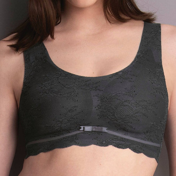 Biustonosz bezszwowy bez fiszbin Anita Essentials Lace5400_antracyt